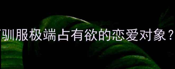 图片 游戏病娇角色攻略全：如何驯服极端占有欲的恋爱对象？养成技巧+互动禁忌全公开