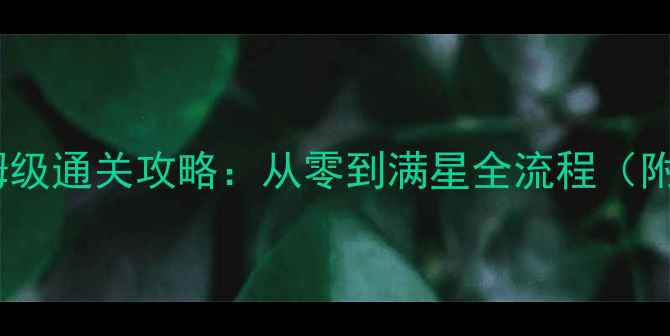 图片 雷霆战机保姆级通关攻略：从零到满星全流程（附隐藏技巧）2